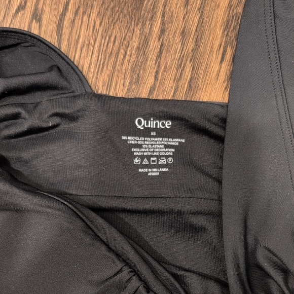 Quince Black One-Piece Swimsuit - Picture 2 of 3